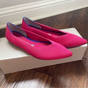 Rothy’s Point - Hot Pink - Size 9.5 (Like New)